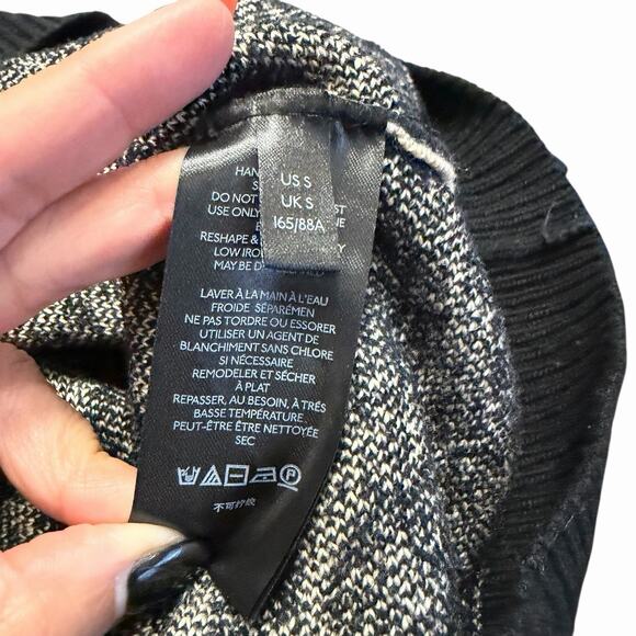 ANTHROPOLOGIE MAEVE ELLINOR SHORT SLEEVE SWEATER BOHO AZTEC ANIMAL PRINT SIZE S - Picture 6 of 7